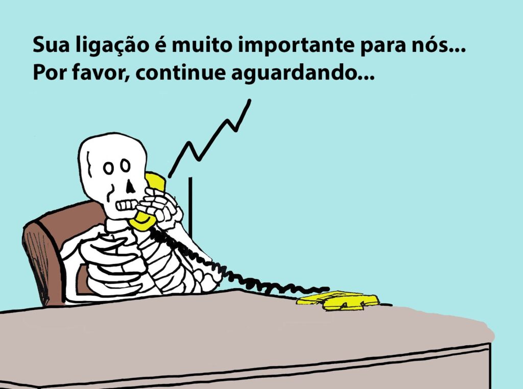 pós-venda: cliente aguardando eternamente por atendimento