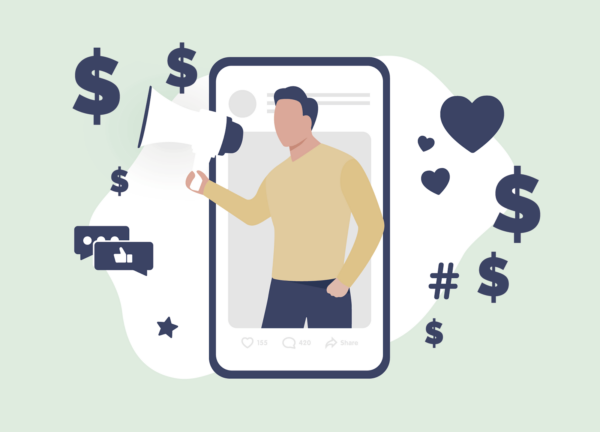 Influenciar e vender