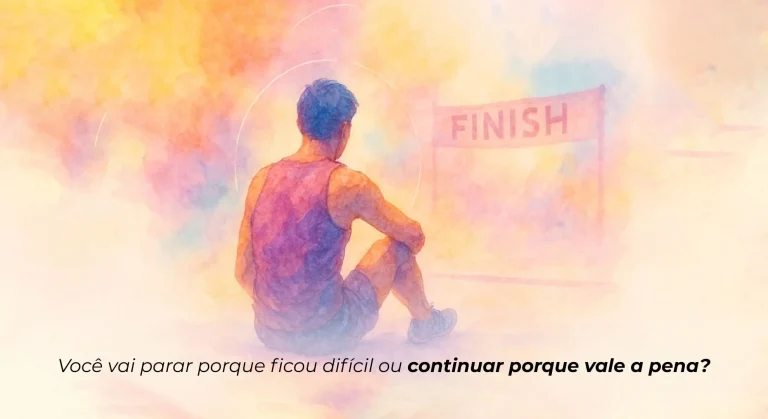 Você vai parar porque ficou difícil ou continuar porque vale a pena