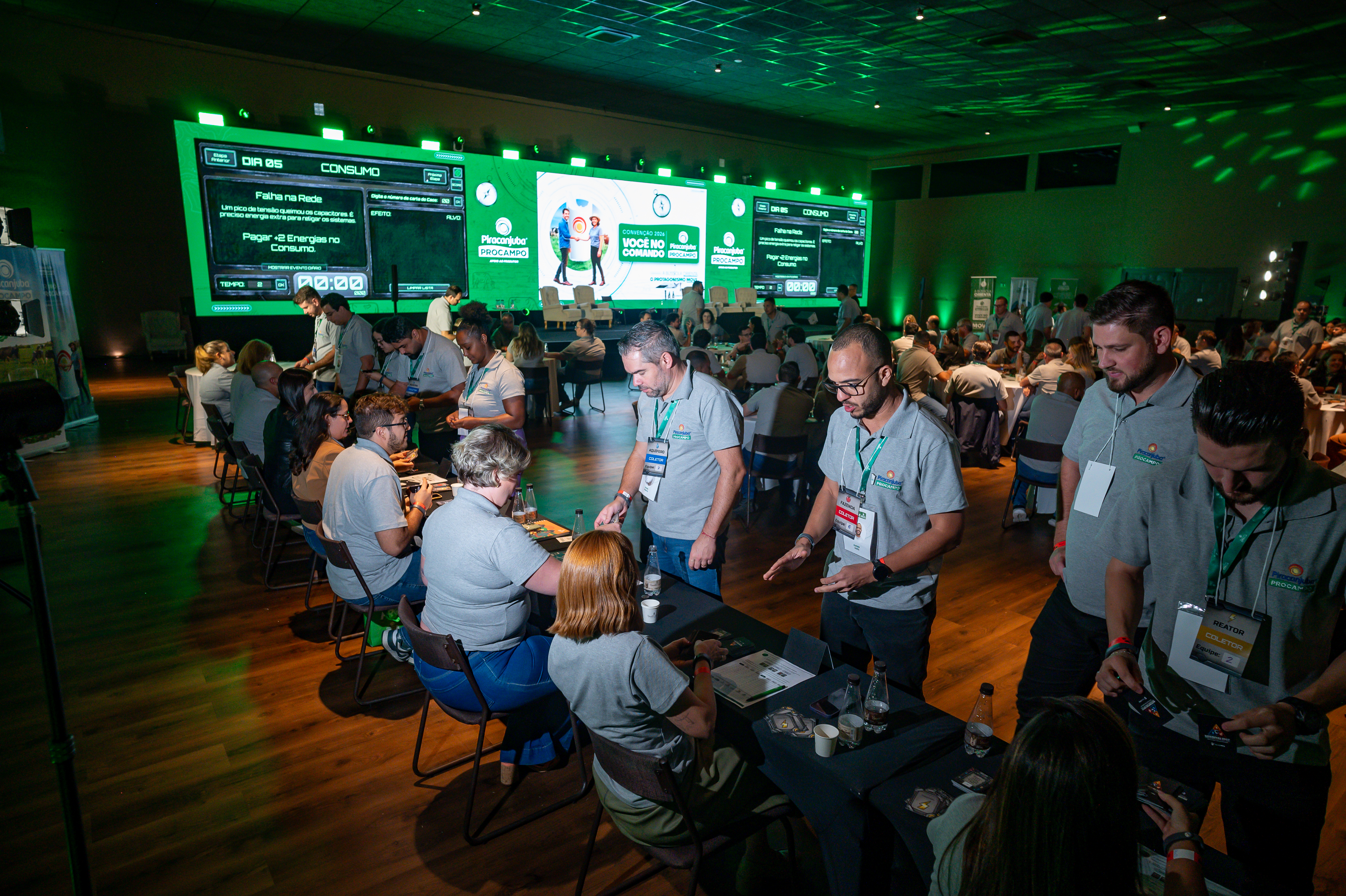 Piracanjuba · palco verde · convenção